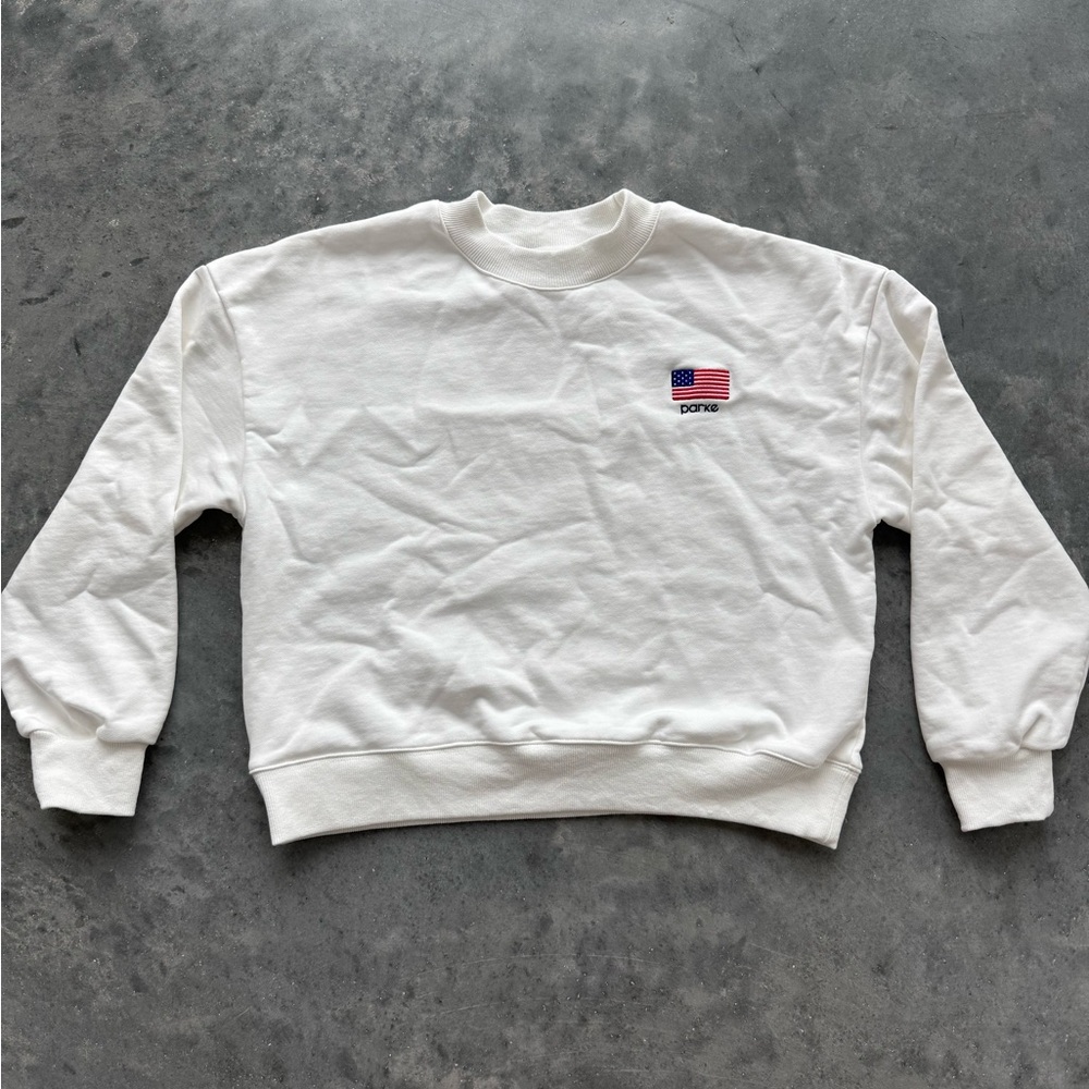 Cropped Parke Crewneck